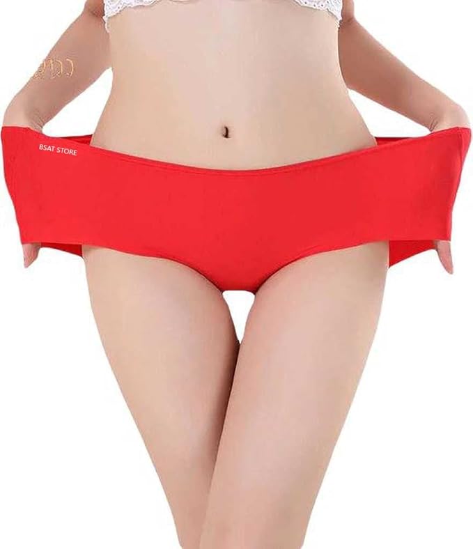 Women's Ice Silk Blend Invisible Lines No Show Hipster Panty (Pack of 1)