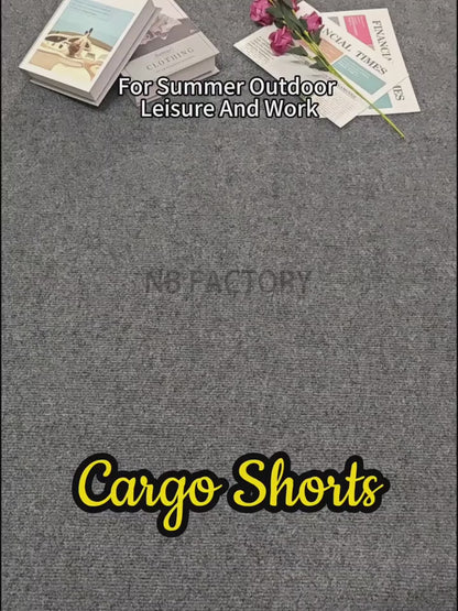 Men's Cotton Casual Cargo Shorts Pack of 3